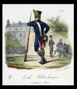 En elev i militæruniform fra Ecole Polytechnique, 1803-14